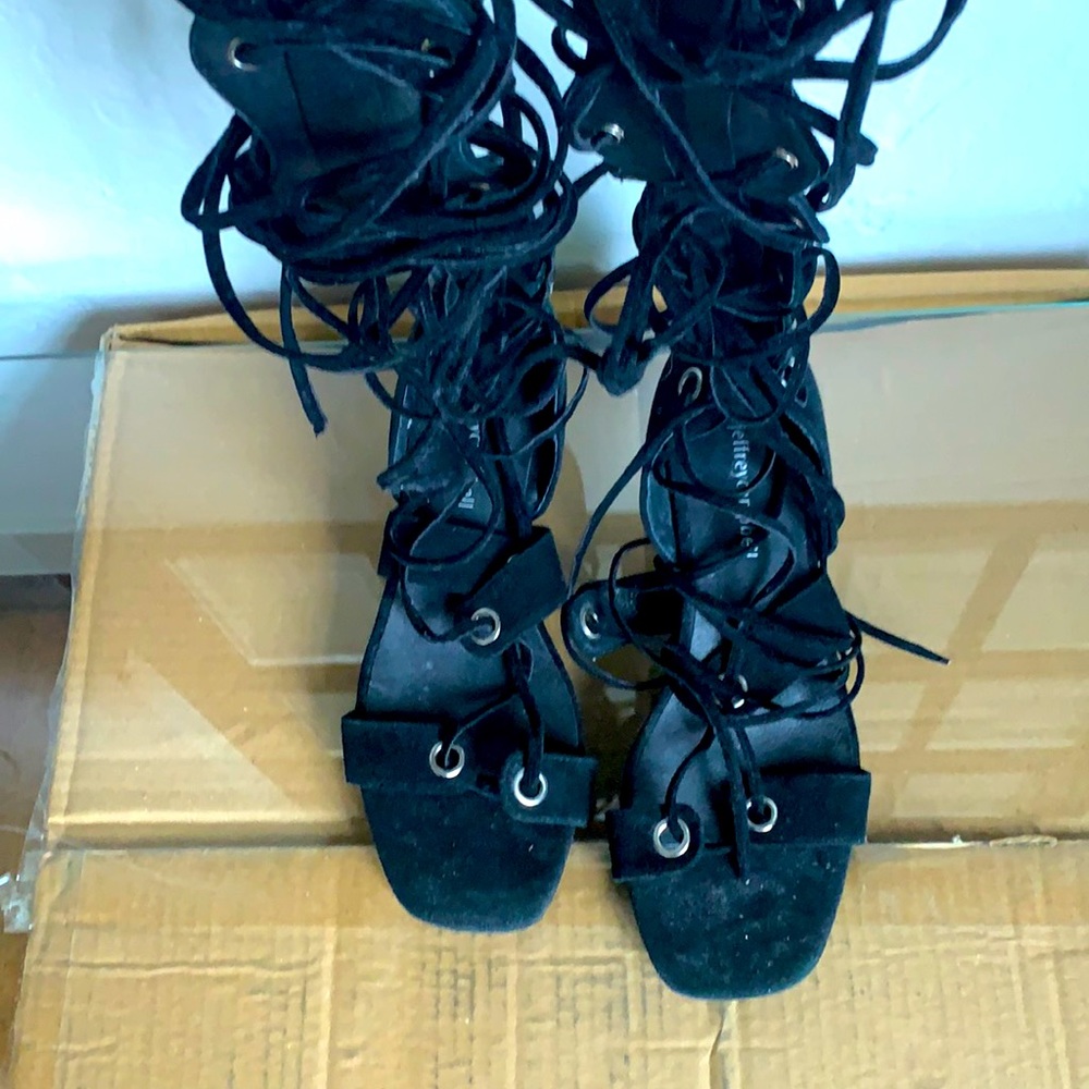 Jeffrey Campbell lace up sandals